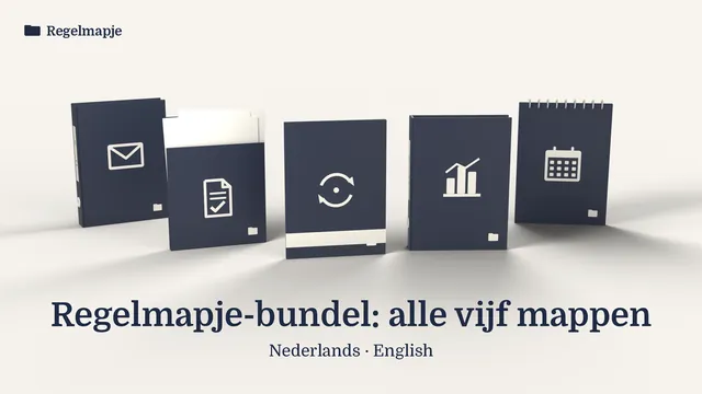 Omslag van de Regelmapje-bundel